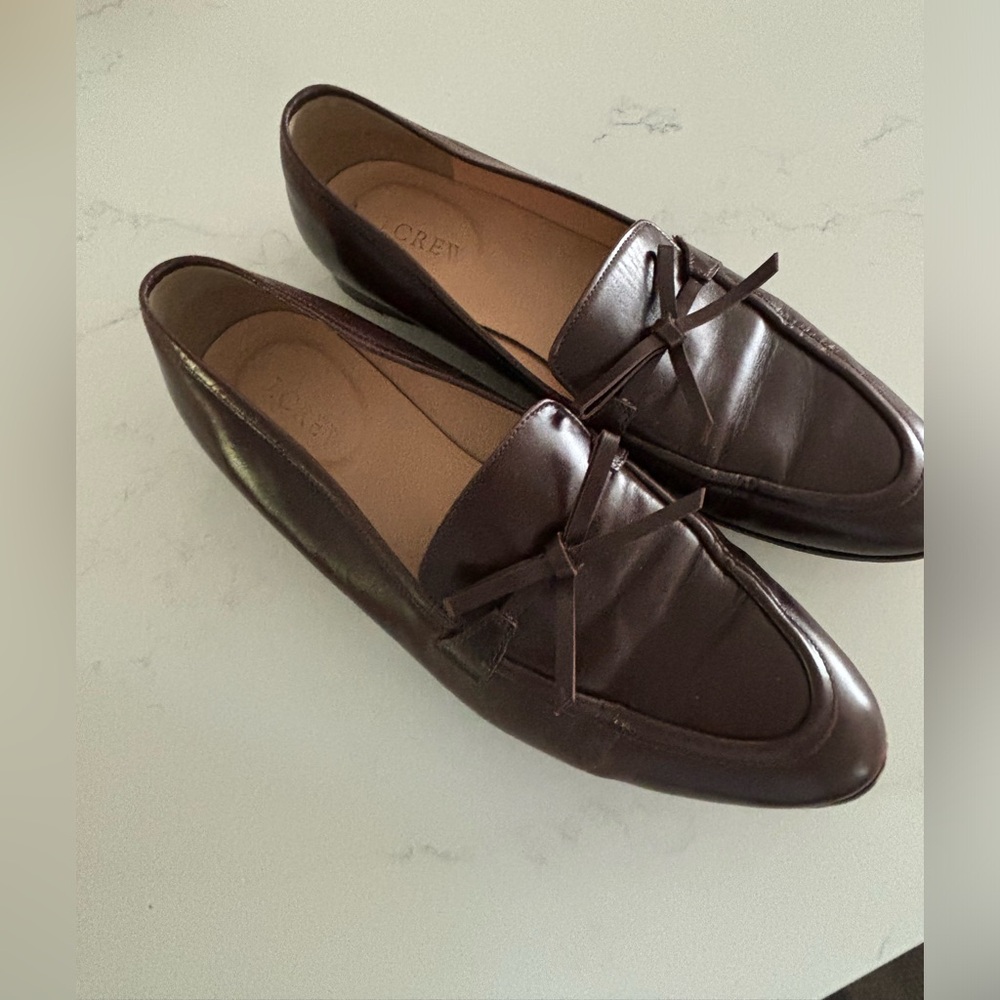 J Crew Brown Loafers